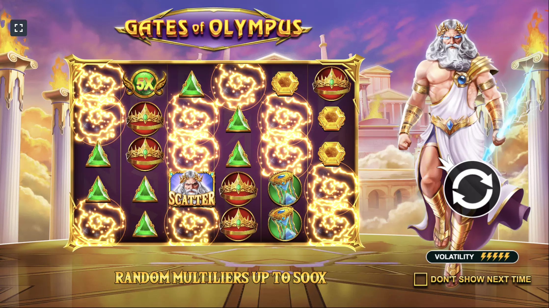 Play gates of olympus slot